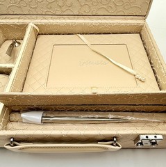 Wolf Designs Wedding Bridal Briefcase: Guestbook, Ring Cases, Pen, more – read