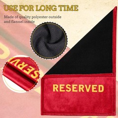 Tudomro Reserved Signs For Pews Chairs Reserved Pew Cloths Seating Sig