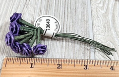 Purple/White/Silver Mini Flowers for Crafts or Bouquets/Wreaths