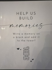 NEW Guestbook Jenga Sign