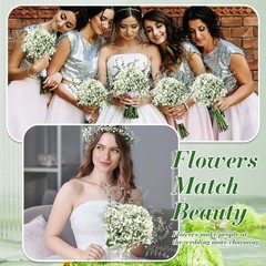 Retrowavy 80 Pcs Babys Breath Artificial Flowers Bulk Babys Breath Flowers Gy…