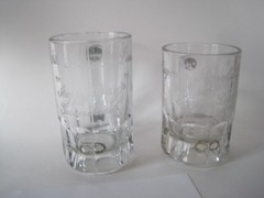 Bride Groom German Wedding Toasting Mugs Captain Harold Larson Happy Days Set 2