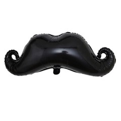 31-Inch long Black Mustache Mylar Foil Balloon Party Wedding Decorations Sale
