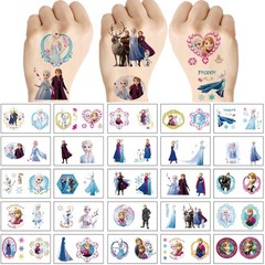 100Sheets 5 * 5 Disney Frozen Temporary Tattoos Birthday Themed Party Supplie…