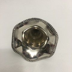 Vtg Silverplate Tussie Mussie Flower Holder Nosegay Bridal Wedding Bouquet 7.5”