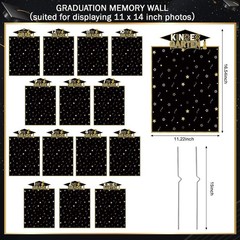 14 Pcs Large K-12 Graduation Photo Yard Sign Decorations 11 X 16 Inches