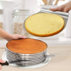 Zenker Stainless Steel Layer Cake Slicing Kit 12 Serrated Knife 3-Piece 7705