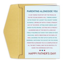 Goroar Heartfelt Father’s Day Card for Husband Boyfriend, Sentimental Father’…