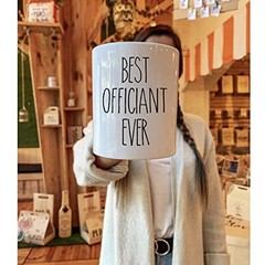 Dnuiyses Wedding Officiant Mug, Funny Wedding Registry Mugs, Best White