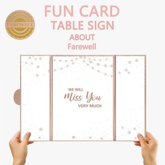 Customizable 18×12 Rose Gold Signature Board for Unforgettable Farewells