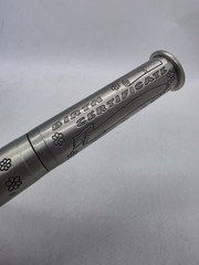 Pewter Birth Certificate Tube Holder Keepsake Vintage Rare