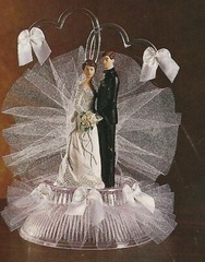 New Wilton «Sweetness» Wedding Cake Top, white coat, black pants # 101-152