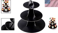Elegant 3-Tier Cupcake Stand – Sturdy, Anti-Slip, Ideal for Any Celebration