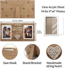 Wedding Gift for Couples – Mr and Mrs Gifts for Bridal Shower Anniversary Eng…