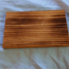 Wooden Mr & Mrs Wedding Table Sign Set of 2, Brown & White Wood Boards
