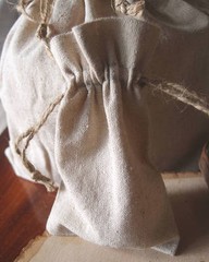 Upscale Natural Linen Bags with Hemp Drawstrings – 12 PCS – Choose size