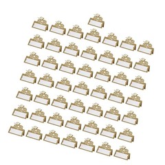 50Pieces Thanksgiving Pumpkin Place Cards Handwritten Style Table Decoration