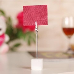 10pcs Table Number Holder Name Place Card Holder Memo Clip Holder Stand Note