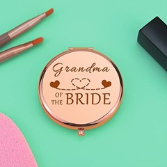 Grandma of The Bride Gifts Wedding Party Gifts Thank You Gift Compact Rose Gold