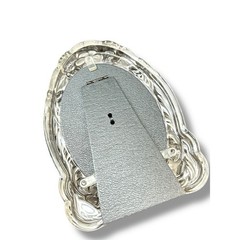 Mikasa Crystal Wedding Photo Frame Oval 8.75″ x 6.25 Tabletop Floral