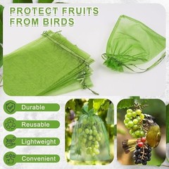 50 Pack Assorted Organza Bags 6×9 Inch, Mesh 1 Count (Pack of 50) 10Colors