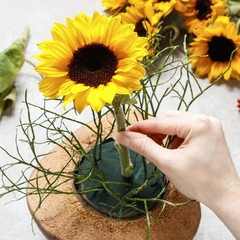 Plant Foam 4Pcs, Floral Foam for Wedding Decor, Fresh Flowers, Green