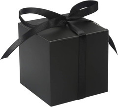 100Pcs Wedding Favor Boxes, Paper Gift Boxes 3X3X3 Inches Small Gift Boxes with