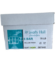 Waverly Hall 6 Bar Envelopes Soft Ivory 70 lb Vellum 250 Count Invitation A6