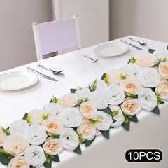 10Pcs Artificial Rose Flowers Arrangements Wedding Party Centerpieces Home Decor