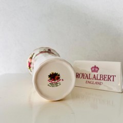 Royal Albert Old Country Roses Vase: English Bone China Floral Decor