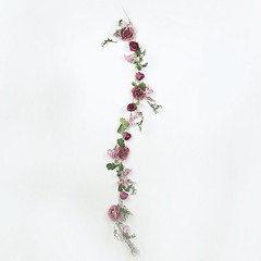 DUSTY ROSE 6 ft Artificial Rose Peony Flower Garland Wedding Party Decorations