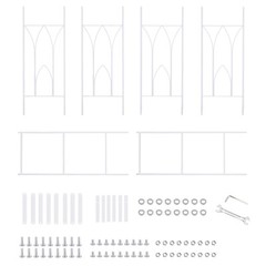 Extra Large Metal Garden Arch Wedding Arch Stand Plant Climbing Arbor Decorative