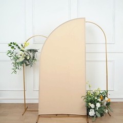 6×3 feet Matte Fitted Spandex Half Moon Arch Backdrop STAND COVER Party Events