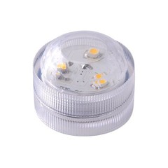 10 pc LED WHITE Tea Candle Submersible Light w/ Remote Vase Floral Wedding Party