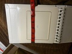Tap Wedding Photo Album 45 White Fanfare RM Set with Box Never Used
