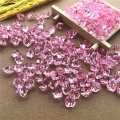Small Decoration Acrylic Stones Rocks Table 200 PCS 6*9mm Acrylic Full Granules