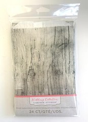 2 Pkgs Each 24 Count Garner Studios WEATHERED WOOD FAVOR BAGS Wedding Collection