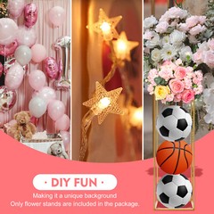 10PCS Column Wedding Flower Stand Cylindrical Display Rack 31.5inch Metal US US！