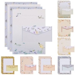 72Pcs Stationery Paper and Envelopes Set Contain 48Pcs Letter AB5230,
