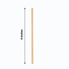 100 NATURAL 6″ Wheat Sustainable DRINKING STRAWS Party Events Home Decorations