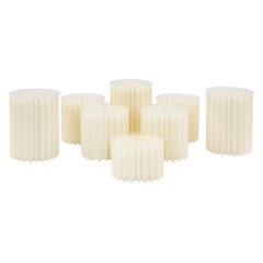 8-Piece Round Cylinder Wedding Flower Stands Paper Stand for Wedding Dessert