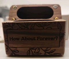 Wooden Ring Box for Wedding or Engagement, Ring Bearer Gift – Storage Box