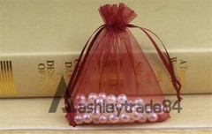 100Pcs Organza Wedding Party Favor Gift Candy Sheer Bags Jewelry Pouch