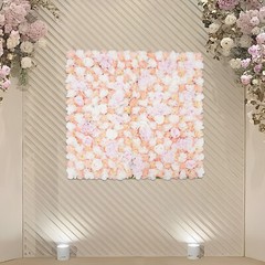 1m x 1m Silk Rose Flower Wall Panel – Eco-Friendly Artificial Floral Decor