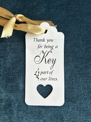 Unique VTG Style Key Bottle Openers Party Favor Thank You Gift Pair