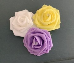 Small rose and baby breath bridal bouquet..you pick colors