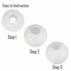 5/10 Pack Chinese Paper Lantern Decoration Wedding Party 8″ 10″ 12″ 14″ 16″