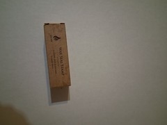 Vintage Wax «Good Luck » Seal Stamp, 25mm Brass Head and Wooden Handle Stamp