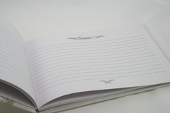Lillian Rose Wedding Bride 11″ Guest Book – Crushed Taupe GB270I-D DEFECT
