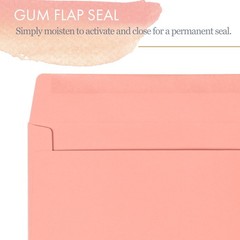 A4 Envelopes, 50-Pack Colored Envelopes 4×6, Envelopes for Invitations, Paste…